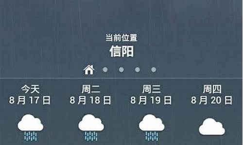 信阳未来一周天气趋势_信阳未来一周天气